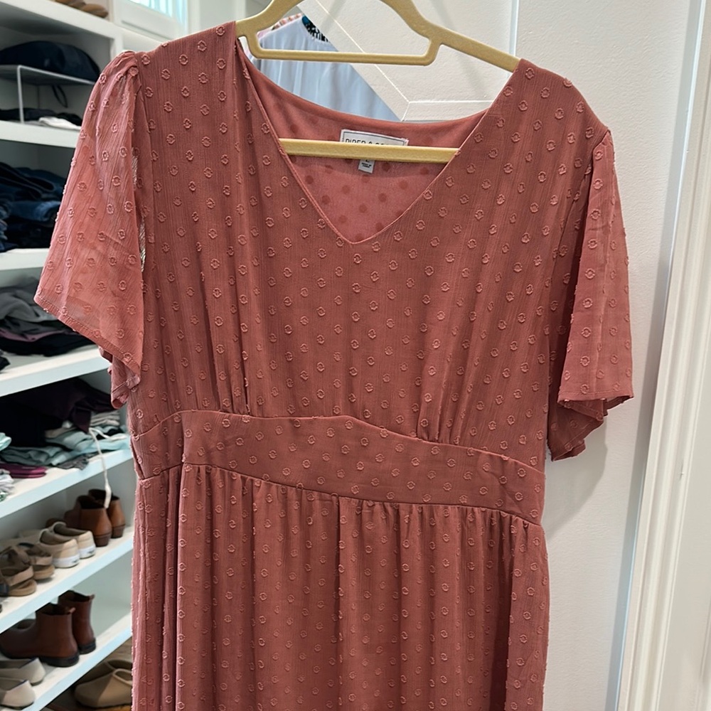 Elegant Mauve Dress